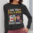 Are You Fall O Ween Directions Halloween Teacher Ghost Women Long Sleeve T-Shirt, funny design Are You Fall O Ween Directions Halloween Teacher Ghost Women Long Sleeve T-Shirt, funny design