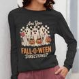 Are You Fall O Ween Directions Teacher Halloween Boo Ghost Women Long Sleeve T-Shirt, funny design Are You Fall O Ween Directions Teacher Halloween Boo Ghost Women Long Sleeve T-Shirt, funny design