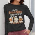 Are You Fall O Ween DirectionsRetro Teacher Halloween Ghost Women Long Sleeve T-Shirt, funny design Are You Fall O Ween DirectionsRetro Teacher Halloween Ghost Women Long Sleeve T-Shirt, funny design