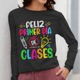 Feliz Primer Dia De Clases Kids Girl Teacher Spanish School Women Long Sleeve T-Shirt, funny design Feliz Primer Dia De Clases Kids Girl Teacher Spanish School Women Long Sleeve T-Shirt, funny design