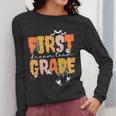 First Grade Dream Retro Team Fall Halloween Spooky Teachers Women Long Sleeve T-Shirt, First Grade Teacher Gifts, funny design First Grade Dream Retro Team Fall Halloween Spooky Teachers Women Long Sleeve T-Shirt, First Grade Teacher Gifts, funny design