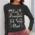 French Teacher En Francais S'Il Vous Plait End Of Year Women Long Sleeve T-Shirt, funny design French Teacher En Francais S'Il Vous Plait End Of Year Women Long Sleeve T-Shirt, funny design