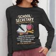 Front Office Teacher Admin Meaning School Secretary Women Long Sleeve T-Shirt, funny design Front Office Teacher Admin Meaning School Secretary Women Long Sleeve T-Shirt, funny design