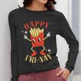 Fun Teacher Happy Fri Yay French Fries Friday Lovers Women Long Sleeve T-Shirt, funny design Fun Teacher Happy Fri Yay French Fries Friday Lovers Women Long Sleeve T-Shirt, funny design
