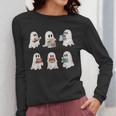 Ghost Reading Books Teacher Halloween Librarian Cute Boook Women Long Sleeve T-Shirt, funny design Ghost Reading Books Teacher Halloween Librarian Cute Boook Women Long Sleeve T-Shirt, funny design