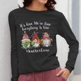 Gnome It's Fine I'm Fine Everything Is Fine Teacher Xmas Women Long Sleeve T-Shirt, funny design Gnome It's Fine I'm Fine Everything Is Fine Teacher Xmas Women Long Sleeve T-Shirt, funny design
