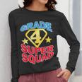 Grade 4 Super Squad Superhero Teacher Team Women Long Sleeve T-Shirt, Super Teacher Gifts, funny design Grade 4 Super Squad Superhero Teacher Team Women Long Sleeve T-Shirt, Super Teacher Gifts, funny design