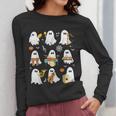 Halloween Ghost Playing Musical Instruments Music Teacher Women Long Sleeve T-Shirt, funny design Halloween Ghost Playing Musical Instruments Music Teacher Women Long Sleeve T-Shirt, funny design