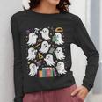 Halloween Math Teacher Ghost Math Teacher Spooky Halloween Women Long Sleeve T-Shirt, funny design Halloween Math Teacher Ghost Math Teacher Spooky Halloween Women Long Sleeve T-Shirt, funny design