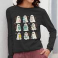 Halloween Science Teacher Student Ghost Laboratory Men Women Women Long Sleeve T-Shirt, Science Teacher Gifts, funny design