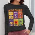 Halloween Spooky Syllable Types Teacher Educational Women Long Sleeve T-Shirt, funny design