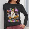 Halloween Teacher You Can't Scare Me I Teach Preschool Women Long Sleeve T-Shirt, funny design Halloween Teacher You Can't Scare Me I Teach Preschool Women Long Sleeve T-Shirt, funny design