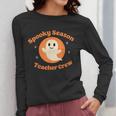 Halloween Teacher Crew Spooky Season Retro Ghost Women Long Sleeve T-Shirt, funny design Halloween Teacher Crew Spooky Season Retro Ghost Women Long Sleeve T-Shirt, funny design