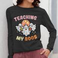 Halloween Teacher Teaching My Boos Costume Teacher Men Women Women Long Sleeve T-Shirt, funny design Halloween Teacher Teaching My Boos Costume Teacher Men Women Women Long Sleeve T-Shirt, funny design