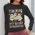 Halloween Teaching My Boos Cute Ghost Teacher Life Costume Women Long Sleeve T-Shirt, funny design Halloween Teaching My Boos Cute Ghost Teacher Life Costume Women Long Sleeve T-Shirt, funny design