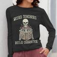 Halloween Weird Teachers Build Character Costume Men Women Women Long Sleeve T-Shirt, funny design Halloween Weird Teachers Build Character Costume Men Women Women Long Sleeve T-Shirt, funny design