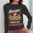Hangin With My Cookies Gingerbread Man Xmas Teacher Women Long Sleeve T-Shirt, funny design Hangin With My Cookies Gingerbread Man Xmas Teacher Women Long Sleeve T-Shirt, funny design
