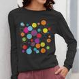Happy Dot Day Colorful Polka Dot Art Teacher Student Kids Women Long Sleeve T-Shirt, funny design