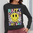 Happy Dot Day Shirts Teacher Student Girls Kids Smile Face Women Long Sleeve T-Shirt, funny design