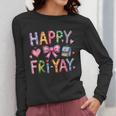 Happy Fri-Yay Teacher Fry Yay Friday Weekend Cute Fri-Yay Women Long Sleeve T-Shirt, funny design Happy Fri-Yay Teacher Fry Yay Friday Weekend Cute Fri-Yay Women Long Sleeve T-Shirt, funny design