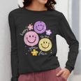 Happy To See Your Face Teacher Flower Back To School Women Long Sleeve T-Shirt, funny design Happy To See Your Face Teacher Flower Back To School Women Long Sleeve T-Shirt, funny design