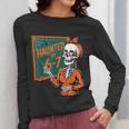 Haunted By 6-7 Six Seven 67 Math Teacher Halloween Skeleton Women Long Sleeve T-Shirt, funny design Haunted By 6-7 Six Seven 67 Math Teacher Halloween Skeleton Women Long Sleeve T-Shirt, funny design