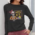 Haunted By 6-7 Teacher Halloween 67 Women Long Sleeve T-Shirt, funny design