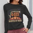 Haunted By Math 67 Meme Math Teacher Square Root 4489 Women Long Sleeve T-Shirt, funny design