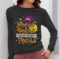 Hocus Pocus Everybody Focus Halloween Teacher Men Women Kids Women Long Sleeve T-Shirt, funny design Hocus Pocus Everybody Focus Halloween Teacher Men Women Kids Women Long Sleeve T-Shirt, funny design