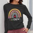 IA Crew Instructional Assistant Rainbow Teachers Aide Women Long Sleeve T-Shirt, funny design IA Crew Instructional Assistant Rainbow Teachers Aide Women Long Sleeve T-Shirt, funny design