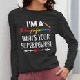 I'm A Paraprofessional What's Your Superpower Para Teacher Women Long Sleeve T-Shirt, funny design I'm A Paraprofessional What's Your Superpower Para Teacher Women Long Sleeve T-Shirt, funny design