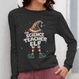 I'm The Science Teacher Elf Family Matching Group Christmas Women Long Sleeve T-Shirt, Science Teacher Gifts, funny design