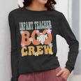 Infant Teacher Boo Crew Ghost Groovy Halloween For Women Women Long Sleeve T-Shirt, Groovy Teacher Gifts, funny design Infant Teacher Boo Crew Ghost Groovy Halloween For Women Women Long Sleeve T-Shirt, Groovy Teacher Gifts, funny design