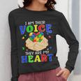 I Am Their Voice They Are My Heart Autism Awareness Teacher Women Long Sleeve T-Shirt, funny design I Am Their Voice They Are My Heart Autism Awareness Teacher Women Long Sleeve T-Shirt, funny design