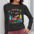 It's A Good-Day To Teach Tiny Humans Pre-K Cat Teacher Lover Women Long Sleeve T-Shirt, funny design