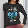 Be Kind Dolphin Autism Awareness Back To School Teacher Men Women Kids Women Long Sleeve T-Shirt, funny design
