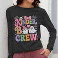 Kinder Boo Crew Kindergarten Teacher Student Halloween Women Long Sleeve T-Shirt, funny design Kinder Boo Crew Kindergarten Teacher Student Halloween Women Long Sleeve T-Shirt, funny design