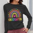 Kindergarten Rainbow Girls Boys Teacher Team Kinder Squad Women Long Sleeve T-Shirt, funny design