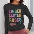 KINDERGARTEN ROCKS Teacher Crew Rock Star Kinder Team Women Long Sleeve T-Shirt, funny design KINDERGARTEN ROCKS Teacher Crew Rock Star Kinder Team Women Long Sleeve T-Shirt, funny design
