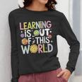 Learning Is Out Of This World Space Teacher Cute Groovy Women Long Sleeve T-Shirt, Groovy Teacher Gifts, funny design Learning Is Out Of This World Space Teacher Cute Groovy Women Long Sleeve T-Shirt, Groovy Teacher Gifts, funny design
