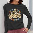 Let's Learn Today First Day Of School For Teacher Student Women Long Sleeve T-Shirt, funny design