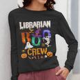 Librarian Boo Crew Teacher Student Halloween Costume Women Long Sleeve T-Shirt, funny design Librarian Boo Crew Teacher Student Halloween Costume Women Long Sleeve T-Shirt, funny design