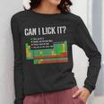 Can I Lick It Periodic Table Science Teacher Student Women Long Sleeve T-Shirt, Science Teacher Gifts, funny design Can I Lick It Periodic Table Science Teacher Student Women Long Sleeve T-Shirt, Science Teacher Gifts, funny design