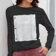 Lined Paper Notebook Halloween Costume For Students Teachers For Men Women Kids Women Long Sleeve T-Shirt, funny design