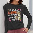 Llama Learning Teachers Students Alpaca Lover Back To School Women Long Sleeve T-Shirt, funny design Llama Learning Teachers Students Alpaca Lover Back To School Women Long Sleeve T-Shirt, funny design