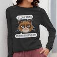 I Love Math It Makes People Cry Math Teacher Women Long Sleeve T-Shirt, funny design