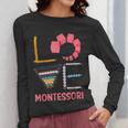 Love Montessori Education Math Teacher Women Long Sleeve T-Shirt, funny design Love Montessori Education Math Teacher Women Long Sleeve T-Shirt, funny design