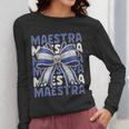 Maestra El Salvador Coquette Bow Hispanic Spanish Teacher Women Long Sleeve T-Shirt, funny design Maestra El Salvador Coquette Bow Hispanic Spanish Teacher Women Long Sleeve T-Shirt, funny design