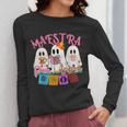 Maestra Pantasmas Conchas Teacher Mexican Halloween Women Long Sleeve T-Shirt, funny design Maestra Pantasmas Conchas Teacher Mexican Halloween Women Long Sleeve T-Shirt, funny design