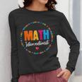 Math Interventionist Teacher Coach Squad Mathematics STEM Women Long Sleeve T-Shirt, funny design Math Interventionist Teacher Coach Squad Mathematics STEM Women Long Sleeve T-Shirt, funny design